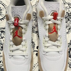 Size 11 - Air Jordan Spizike Low Desert Camo Fire Red W/O Box
